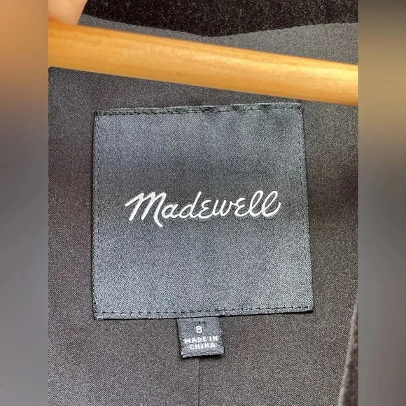 Madewell - Lauren Velvet Blazer size 8 - Picture 4 of 16